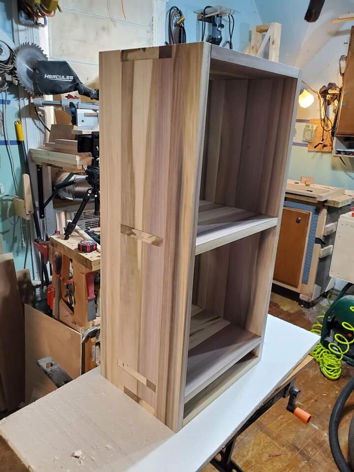 Custom Shelf with Mortise and Tenon Joints